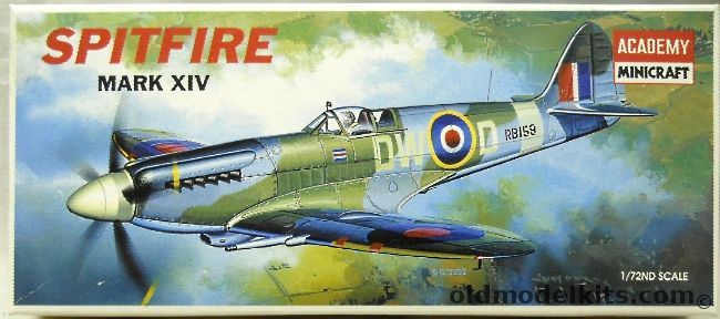 Academy 1/72 Spitfire MK.XIV, 2130 plastic model kit